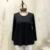 Imagen de REMERA ML SOFT PECHO FRUNCE