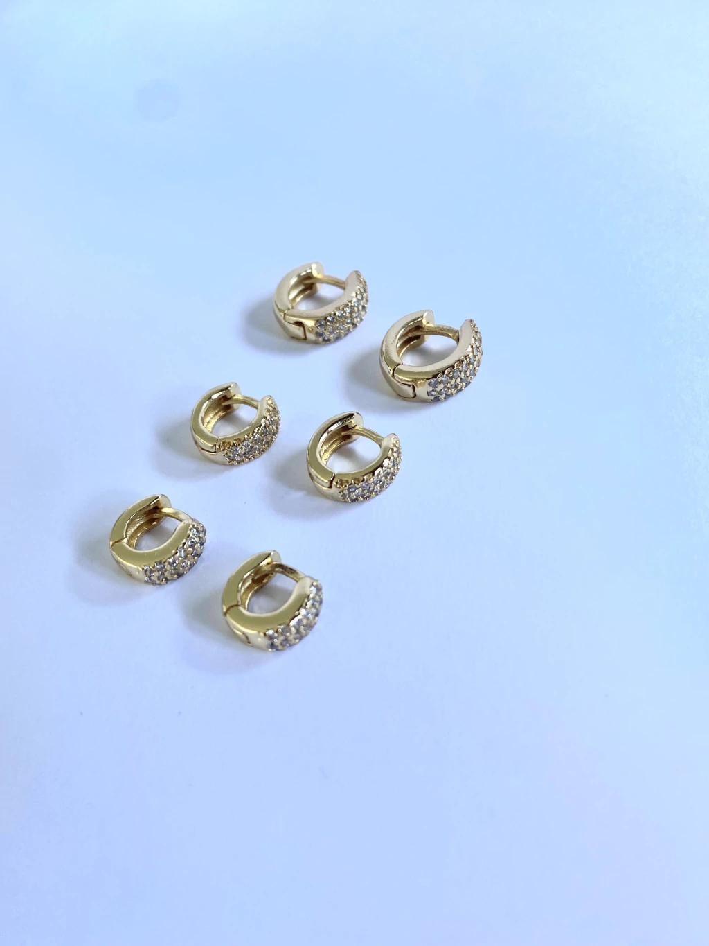 BRINCO DE ARGOLA TRIO ZIRCÔNITA PMG