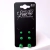 Aros Perlas 12 Pares 6 Medidas Verde Y Blanco Bag X 12 Set - tienda online