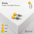 Aros Perlas 12 Pares 6 Medidas Mostaza Y Blanco Bag X 12 Set - IKO Accesorios