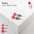 Aros Perlas 12 Pares 6 Medidas Rosa Y Blanco Bag X 12 Set - IKO Accesorios