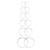 Aros Argolla Set X 6 Nickel 6 Medidas Chata Bag X 12 Unidades