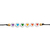 Pulseras Corazones Rainbow Amor Amistad - 12 Sets X2 Piezas - comprar online