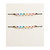 Pulseras Corazones Rainbow Amor Amistad - 12 Sets X2 Piezas en internet