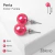 Imagen de Aros Perla Fucsia Y Verde 12 Pares Bag X 12 Unidades