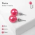Aros Perla Fucsia Y Verde 12 Pares Bag X 12 Unidades - IKO Accesorios