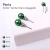 Aros Perla Fucsia Y Verde 12 Pares Bag X 12 Unidades
