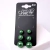 Aros Perla Fucsia Y Verde 12 Pares Bag X 12 Unidades