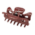 Broche 4 Cm. Rojo-Negro-Marron-Azul Display Por 12 Unidades - tienda online