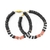 Pulsera Negro Blanco Coral Bag Por 12 Unidades en internet