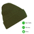 Gorro De Lana Tejido Estilo Beanie Abrigado Y Liso Moda Unisex - IKO Accesorios