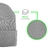 Gorro De Lana Tejido Estilo Beanie Abrigado Y Liso Moda Unisex