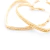 Aros Dorado Corazon Bag Por 12 Pares - IKO Accesorios