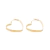 Aros Dorado Corazon Bag Por 12 Pares - comprar online