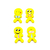 Goma De Borrar Emojis Hombrecitos Bag X 36 Unidades - comprar online