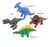 Goma De Borrar Set Dinosaurios Bag X 12 Unidades - IKO Accesorios