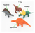 Goma De Borrar Set Dinosaurios Bag X 12 Unidades - tienda online