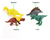 Goma De Borrar Set Dinosaurios Bag X 12 Unidades en internet