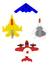 Goma De Borrar Set Aviones Bag X 12 Unidades