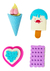 Goma De Borrar Set Helados Bag X 12 Unidades - IKO Accesorios