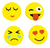 Goma De Borrar 4 Unidades Set Emojis Bag X 24 Unidades