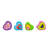 Goma De Borrar 4 Unidades Set Corazones Bag X 24 Unidades