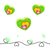 Goma De Borrar 4 Unidades Set Corazones Bag X 24 Unidades - IKO Accesorios