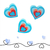 Imagen de Goma De Borrar 4 Unidades Set Corazones Bag X 24 Unidades