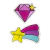 Goma De Borrar Set Diamante Box X 36 Unidades