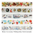 Imagen de Pack x60 Cintas Adhesivas Decorativas – 10m c/u – Varios Diseños