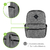 Mochila Diko Escolar Gris Claro Con Bolsillo X Unidad en internet