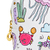 Neceser Set Por 3 Unidades Blanco Animales - IKO Accesorios