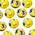 Imagen de Pelotitas Anti Stress 63Mm Emojis 6 Modelos Bag Por 12