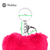 Llaveros Pompon Corazon Fucsia Bag X 12 Unidades en internet