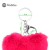 Llaveros Pompon Corazon Fucsia Bag X 12 Unidades en internet