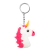 Llaveros Goma Unicornio Rosa Bag X 12 Unidades