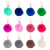 Llaveros Pompon 9Cm Rosa Bag X 12 Unidades - comprar online