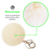 Llaveros Pompon 9Cm Blanco Bag X 12 Unidades - IKO Accesorios