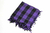 Pañuelo Cuadros Violeta Negro Por Unidad