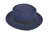 Sombrero Pana Chato Azul Por Unidad