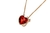 Collar Dorado Diablo Corazon Bag Por 12 Unidades