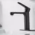 Grifo de baño negro de una sola manija MARCA NICTIE, grifo de lavabo de baño negro mate de un solo agujero, moderno grifo de baño de un solo orificio - comprar online