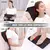 Almohada Masajeadora de cuello y espalda MARCA WOQQW, almohada de masaje de tejido más profundo con calor para hombros, cintura, piernas, pies, alivio