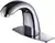 Grifo de lavabo de baño sin contacto MARCA CHARMINGWATER, grifo de sensor automático manos libres con placa de cubierta de orificio, cromado - comprar online