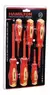 Juego Set Kit De 6 Destornilladores Aislado 1000v Hamilton Dj06v