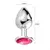 Plug Anal Aço Inox Médio Feminino Masculino Dilata Lubrifica - loja online