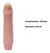 Consolo Prótese Pinto Dildo Realista Grosso Com Vibrador - comprar online