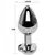 Plug Anal P Joia Inox Pedra Coração + Anestésico Excitante - Loja virtual Pederneira