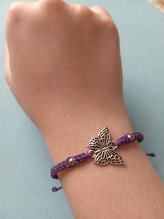 Imagen de Pulsera DIJES ÁRBOL DE LA VIDA Y MARIPOSA