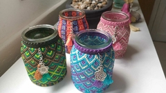 Fundas de frascos de vidrio